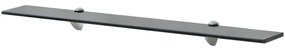 vidaXL Prateleira flutuante vidro 80x20 cm 8 mm