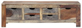 Mesa de centro 100x50x30 cm madeira de acácia maciça cinzento