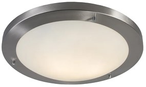 Candeeiro de teto moderno em aço 41 cm IP44 - Yuma Design,Moderno
