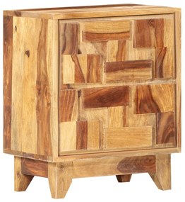 vidaXL Mesa de cabeceira 40x30x50cm madeira maciça
