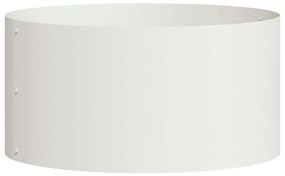 Vasos de Metal Brancos Branco Metal 40 cm de diâmetro