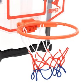 Conjunto de basquetebol criança ajustável p/ colocar numa porta
