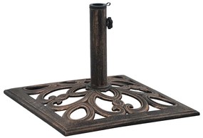 Base para guarda-sol 12 kg 49 cm ferro fundido bronze