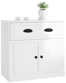 Aparador 70x35,5x67,5 cm derivados de madeira branco brilhante