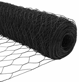 Cerca Hexagonal vidaXL Cinza 1,5x100 m Aço
