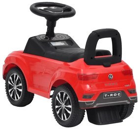Carro de passeio Volkswagen T-Roc vermelho