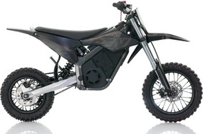 Mini moto elétrica para crianças velocidade até 45 km/h aprox. Warrior Kids SX-E2 1000W 12/10" Preta