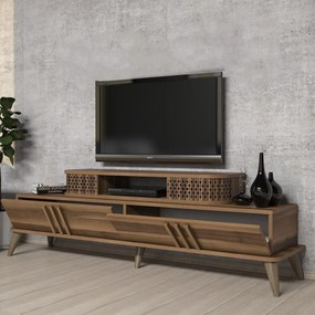 Móvel TV Eylül – Nogueira – 168x39x51 cm