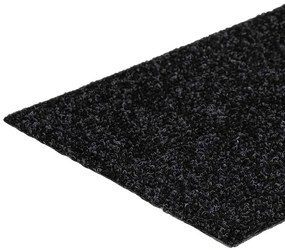 Tapetes de escada adesivos 30 pcs 76x20 cm retangular preto