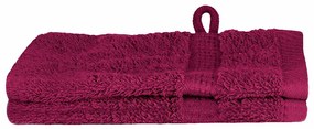 Panos de prato 2 pcs Bordô 15 x 21 cm Algodão