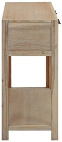 Mesa consola 82x33x73 cm madeira de acácia maciça