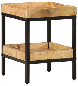 Mesa de Apoio 35x35x45 cm Madeira Sólida de Mangueira