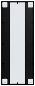 Espelhos de parede 2 pcs 100x40 cm metal preto