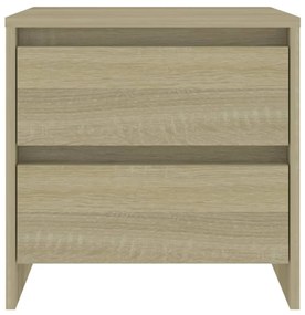 Mesa de cabeceira 2 pcs derivados de madeira carvalho sonoma