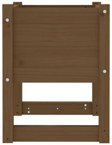 Vasos/floreiras 2 pcs 40x40x52,5 cm pinho maciço castanho-mel