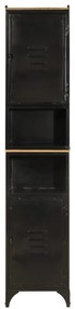 Armário p/ casa de banho 40x27x180 cm ferro e mangueira maciça