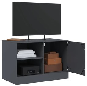 Móveis de TV 2 pcs 67x39x44 cm aço antracite