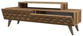 Móvel TV City – Nogueira – 140 cm x 48,8 cm x 41,8 cm