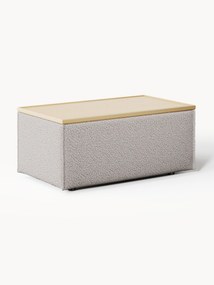 Bouclé Sofa Ottoman Lennon with Storage