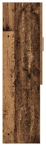 Armário sanita/máquina de lavar 70,5x25,5x90 cm madeira velha