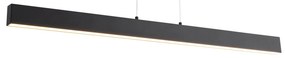 Candeeiro Suspenso Preto com LED, Regulável em 3 Passos (2700-4000K) e Interruptor DIP - Keane