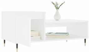 Mesa de centro 100x50x45 cm derivados de madeira branco