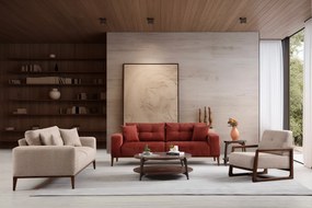 Sofá-cama de 3 Lugares Sinor – Bege – 225x92x75 cm