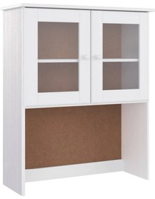 Aparador alto ALTA 77x35x165 cm madeira de pinho maciça branco