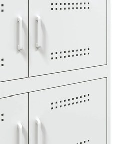 Aparador 68x39x79 cm aço branco
