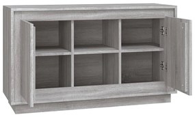 Aparador 102x35x60 cm derivados de madeira cinzento sonoma