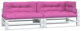 Almofadões p/ paletes 2 pcs tecido rosa