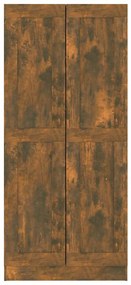 Estante 82,5x30,5x185,5 cm derivados de madeira carvalho fumado