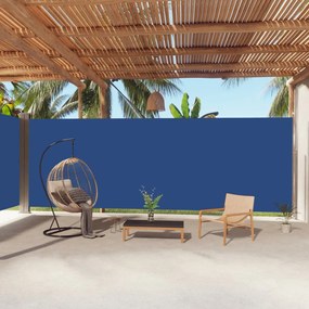 vidaXL Toldo lateral retrátil 220x1000 cm azul