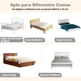 Grade dobrável para berço de bebé Guarda-camas para crianças com capa amovível em tecido Oxford Grade dobrável 105 cm Cinzento