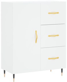 Armário alto 69,5x34x180 cm derivados de madeira branco