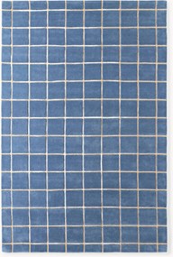 Tapete em lã artesanal com relevo Kallie