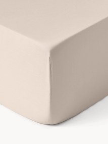 Lençol em cetim de algodão com elástico boxspring Comfort