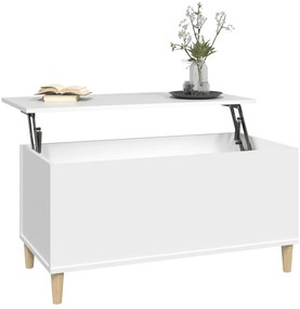 Mesa de centro 90x44,5x45 cm derivados de madeira branco