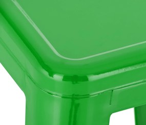Banco de bar Joshua metal 76 x 43 x 43 cm verde