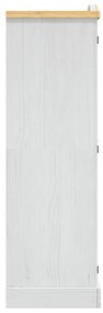 Roupeiro Corona Range pinho mexicano com 2 portas branco