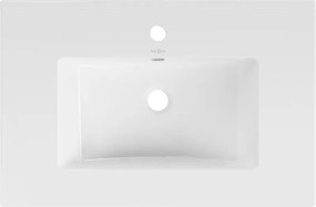Mexen Atena lavatório embutido no balcão 71 x 46 cm, branco - 25017000