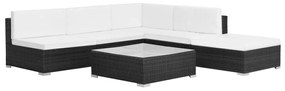 Conjunto de Sofá Lounge Hawi para Jardim com Mesa de Centro - Vime Pre