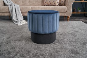 Pouffe Rose – Azul – 40x40x40 cm