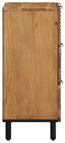 Armários 2 pcs Castanho 60x33x75 cm Madeira Maciça de Acácia