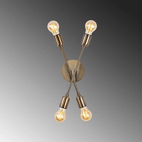 Candeeiro de Parede Fleur – Vintage – 17 x 8 cm