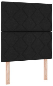 Cama vidaXL Preta 80x200 cm em Tecido