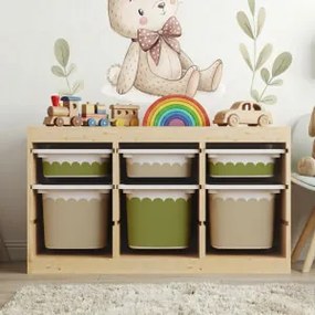 Autocolantes para caixas IKEA TROFAST - Arcos monocromáticos