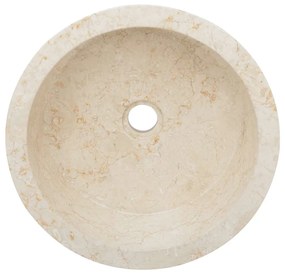 Lavatório Ø40x15 mármore cor creme