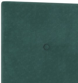Cama vidaXL Verde Escuro 120x200 cm Veludo