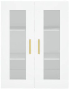 Móveis de parede 2 pcs derivados de madeira branco